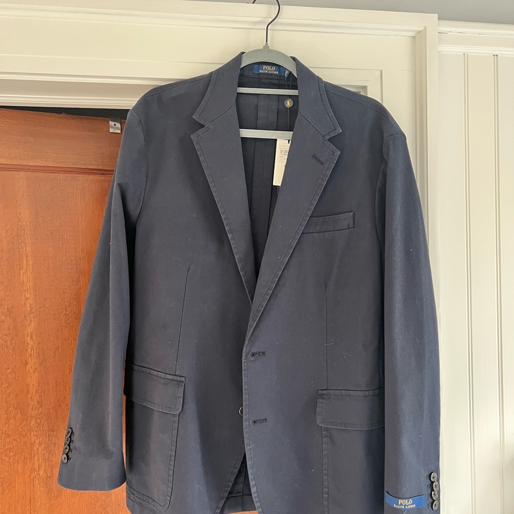 - RALPH LAUREN Cotton Stretch Chino XL POLO Ralph Lauren Blazer NWT